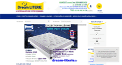 Desktop Screenshot of dream-literie.fr